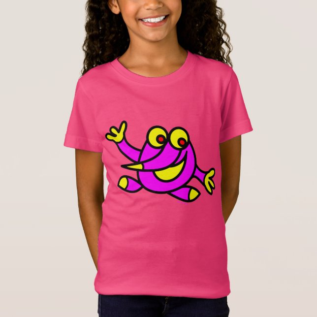 T-Shirt chemise de création de mode jango rose (Devant)