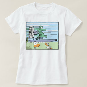 T-shirt Chemise de crocodile de la bande dessinée des