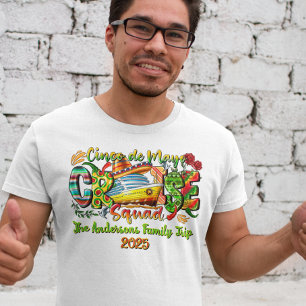 T-shirt Chemise de croisière Cinco De Mayo Nom et année pe
