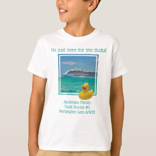 T-shirt Chemise de croisière famille canard de croisière