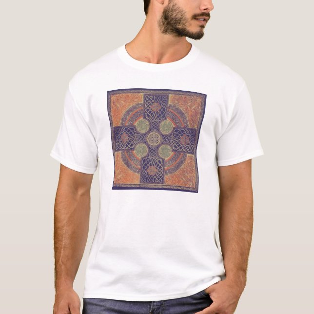 T-shirt chemise de croix celtique (Devant)
