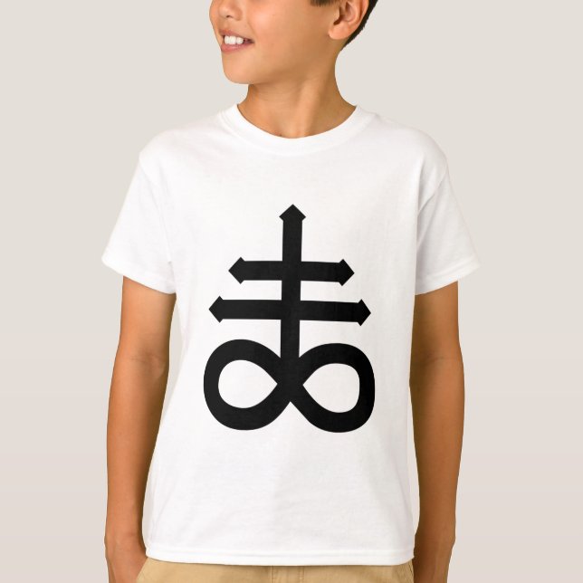 T-shirt Chemise de croix satanique (Devant)