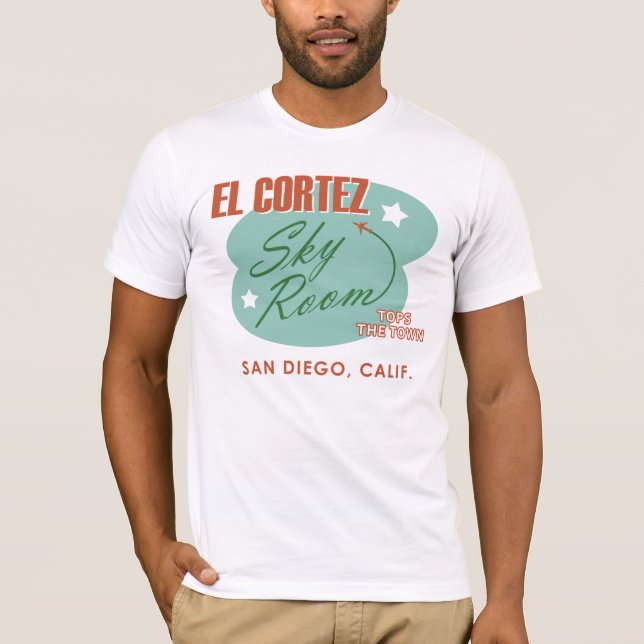 T-shirt Chemise de Cru-style d'EL Cortez San Diego (Devant)