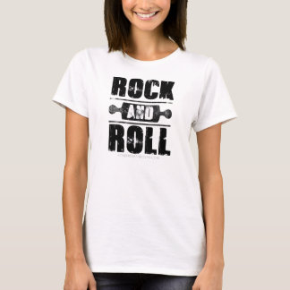 T-shirt Chemise de cuisson de rock - copie noire