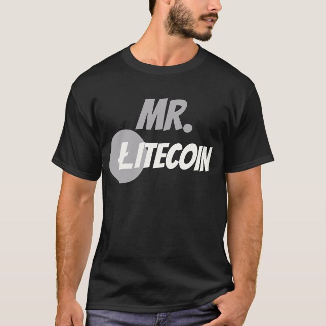 T-shirt Chemise de Cyrptocurrency de chaîne de bloc de M. (Devant)