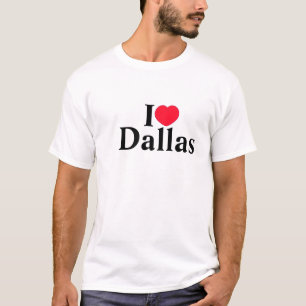 T-shirt Chemise de Dallas de l'amour des hommes