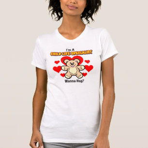 T-shirt Chemise de dames de spécialiste en vie d'enfant