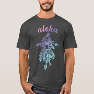 T-shirt Chemise de danseuse polynésienne Aloha Tribal Hula