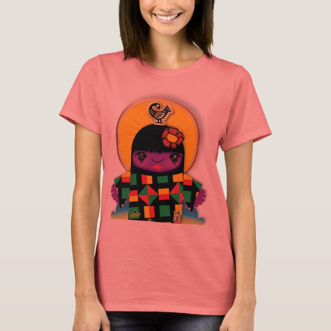 T-shirt Chemise de déesse Sankofa (Devant)
