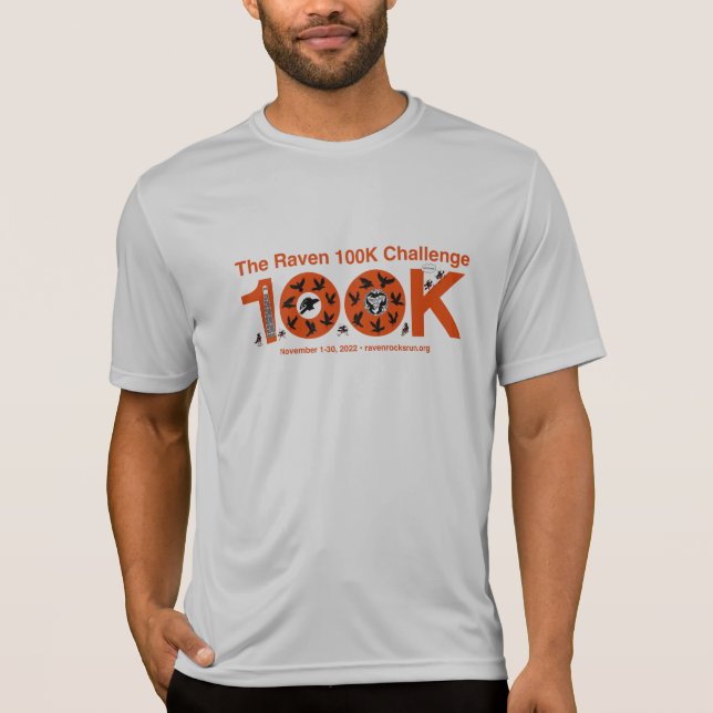 T-shirt Chemise de défi 100k 2022 année (Devant)