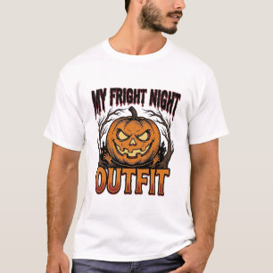 T-shirt Chemise de déguisement Halloween Tenue Citrouille