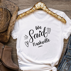 T-shirt Chemise de Demoiselle d'Honneur de Mariage de Nash