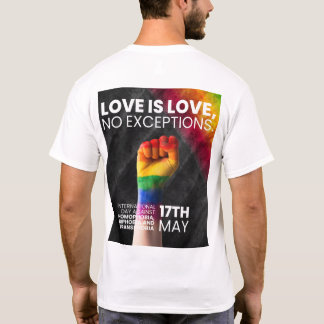 T-shirt chemise de design pour propagation d'amour