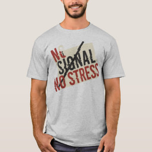 T-shirt Chemise de désintoxication numérique « Pas de sign