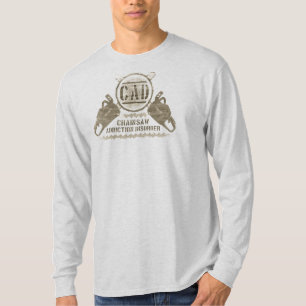 T-shirt Chemise de désordre de dépendance de tronçonneuse