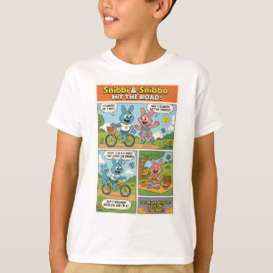 T-shirt Chemise de dessin animé Snibbi & Snibbo