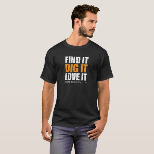 T-shirt Chemise de détection métallique - Trouvez-la, cr