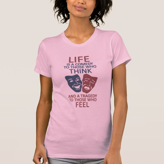 T-shirt Chemise de devis LIFE - choisir style & couleur (Devant)