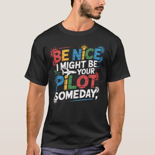 T-shirt Chemise de devis pilote colorée (Devant)