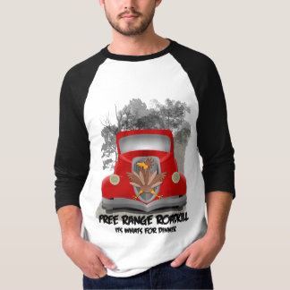 T-shirt Chemise de dîner d'animal tué sur une route