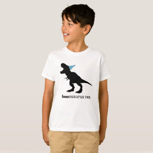 T-shirt chemise de dinosaure de famille de rex de