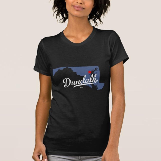 T-shirt Chemise de DM de Dundalk le Maryland (Devant)