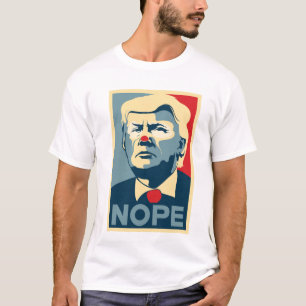 T-shirt Chemise de Donald Trump "NOPE"