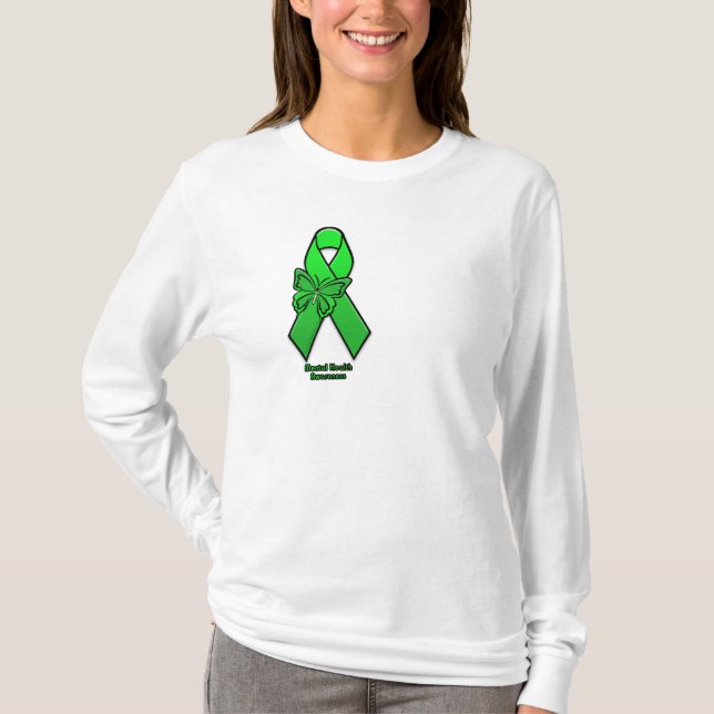 T-shirt Chemise de douille de conscience de santé mentale (Devant)