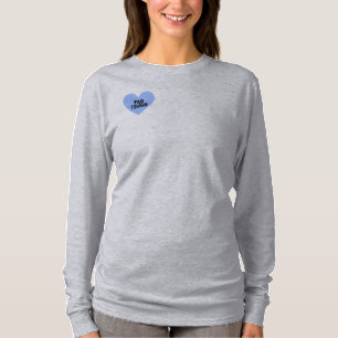 T-shirt Chemise de douille de retour de PAO longue