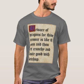 T-shirt Chemise de dragon