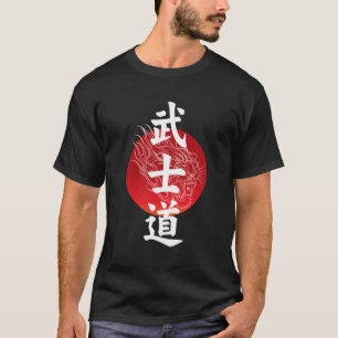 T-shirt Chemise de dragon bushido asiatique