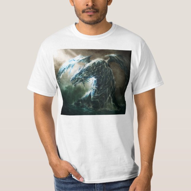 T-shirt Chemise de dragon d'eau (Devant)