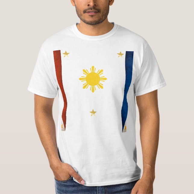 T-shirt Chemise de drapeau de Pilipinas (Devant)