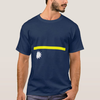 T-shirt Chemise de drapeau du Nauru