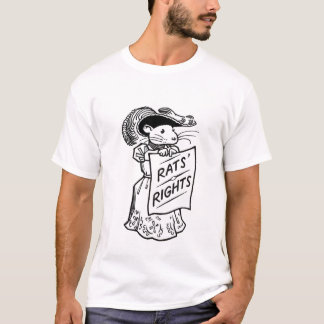 T-shirt Chemise de droites de rats