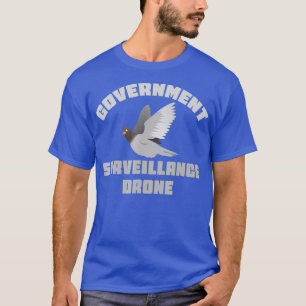T-shirt Chemise de drone de surveillance du gouvernement P