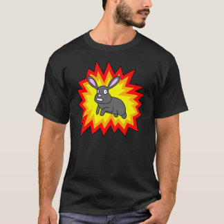 T-shirt Chemise de explosion d'obscurité de lapin
