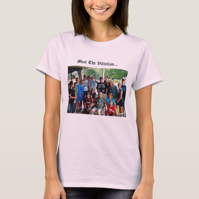 T-shirt Chemise de famille de Villella (Devant)