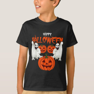 T-shirt Chemise de fantôme de citrouille d'Halloween d'aut