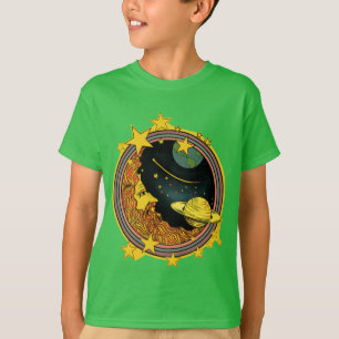 T-shirt Chemise de faussets d'homme de lune de Jason