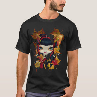 T-shirt Chemise de fée de feuille d'automne de Litlte
