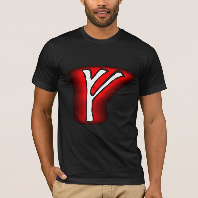 T-shirt Chemise de Fehu Rune (Devant)