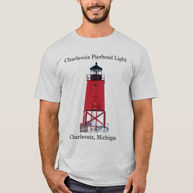 T-shirt Chemise de fer Charlevoix (Devant)