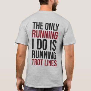 T-shirt Chemise de fer de pêche de la pêche de la truite f