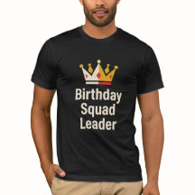 Chemise de fête amusante pour le chef de la Squad 