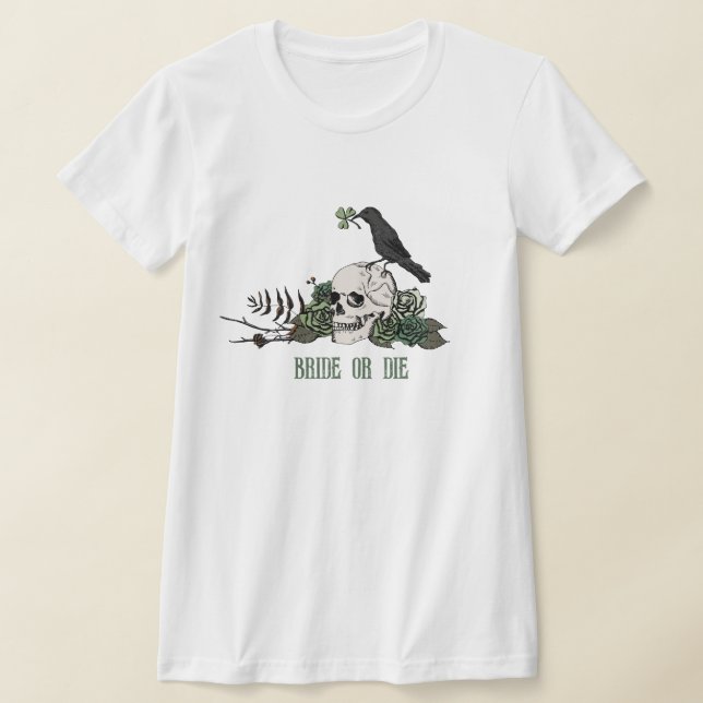 T-shirt Chemise de fête de bachelorette irlandaise florale (Poser)