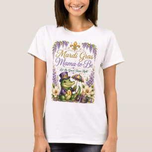 T-shirt Chemise de Fête de Bébé Mardi Gras pour Future Mam