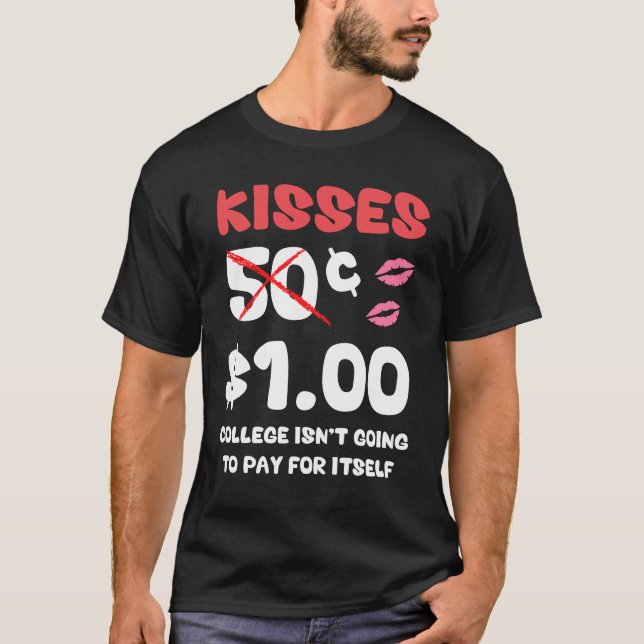 T-shirt Chemise De Fête Des Enfants Valentines Pour Les Ga (Devant)