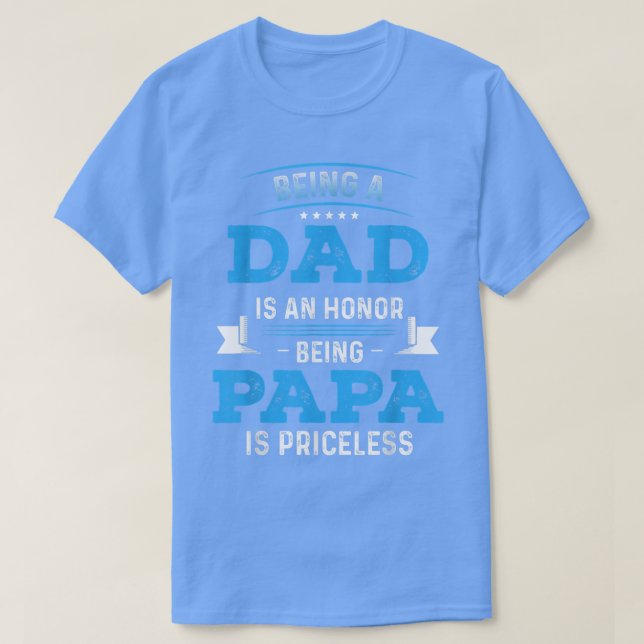 T-shirt Chemise de fête des pères Pour Papa Un Honneur Etr (Design devant)