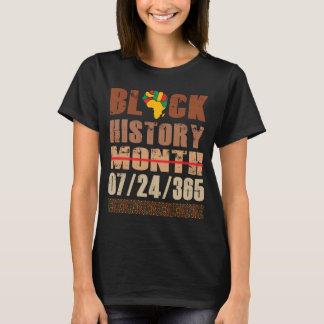 T-shirt Chemise de fierté de mélanine du Mois de l'histoir
